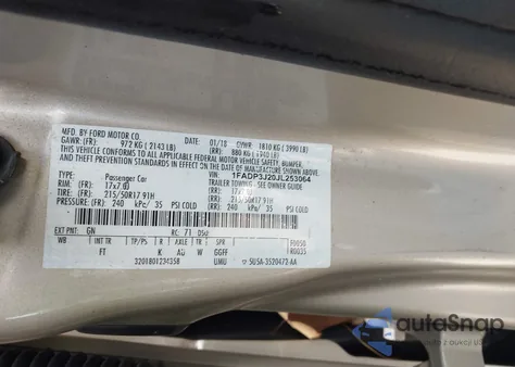 2018 Ford Focus Titanium from USA, damaged, VIN 1FADP3J20JL253064
